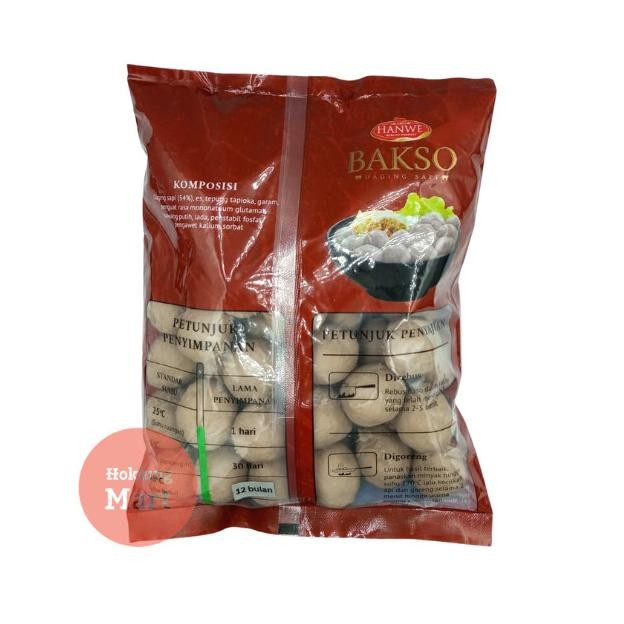 

New Hanwe Bakso Sapi Premium 50 Butir (650Gr)