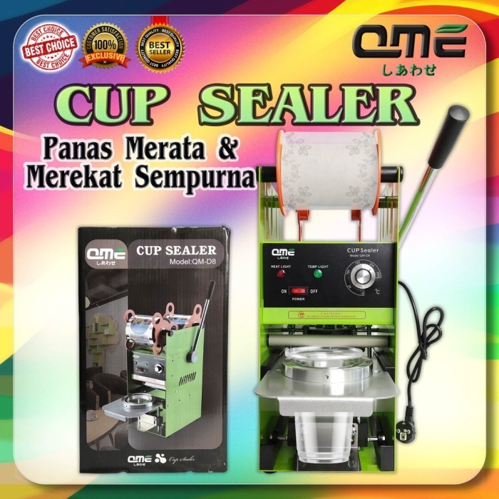 QME CUP SEALER - MESIN PRESS GELAS MANUAL ALL SIZE