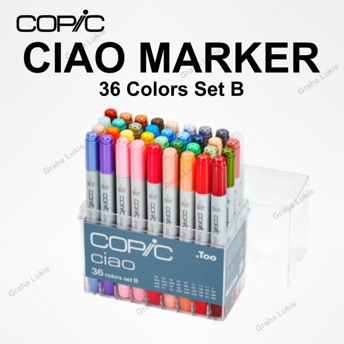 

Copic Ciao Marker Set 36 - B