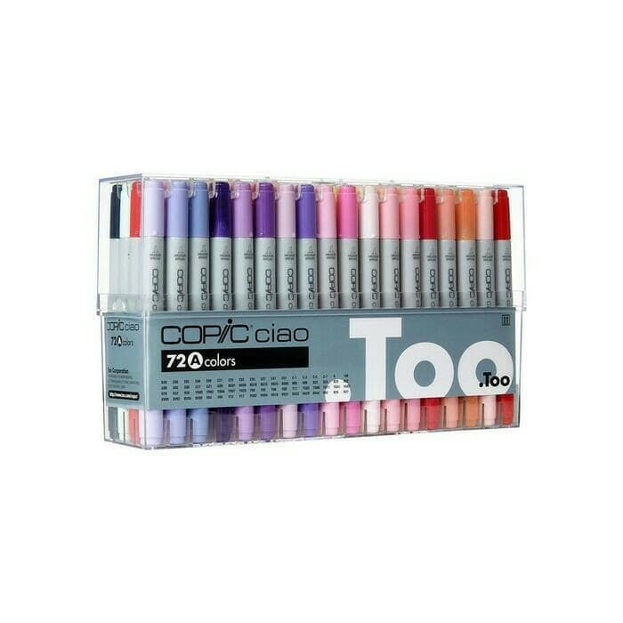 

COPIC CIAO MARKET SET B 72 COLOURS