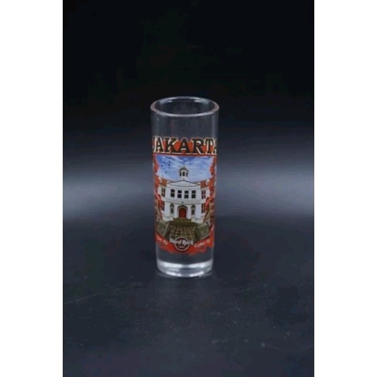 Hard Rock Cafe Jakarta Iconic Gelas Kecil Mini Merchandise Souvenir In