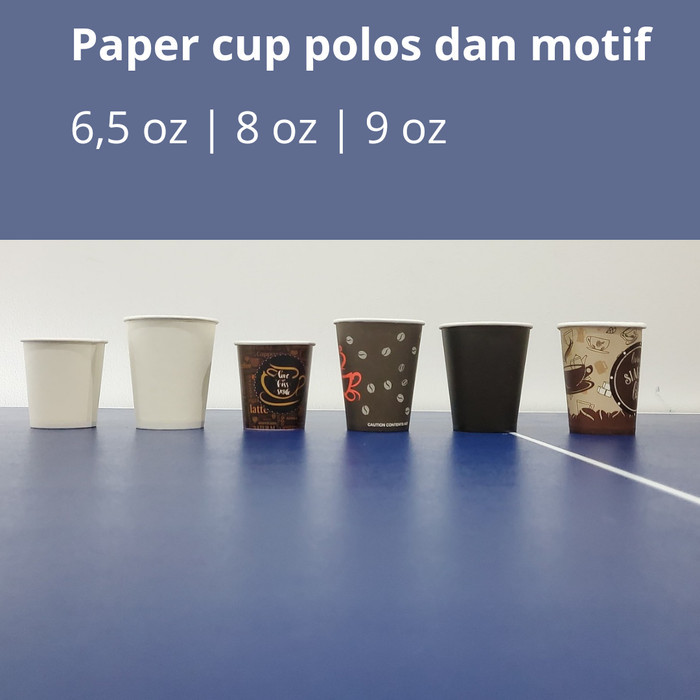 Paper Cup 6,5 Oz 8 Oz 9 Oz Paper Cup 8 Oz Paper Cup 6,5 Oz Gelas Paper Cup Pesta Paper Cup Polos