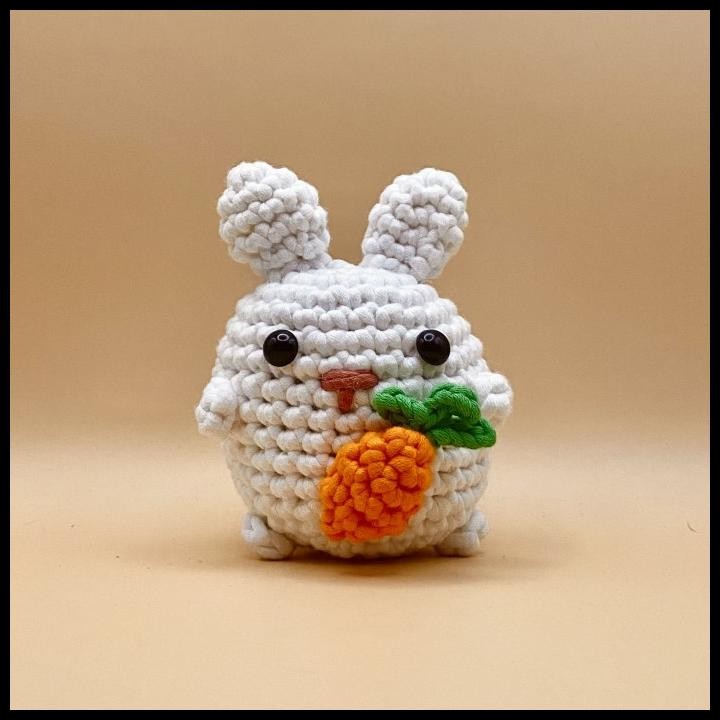 

Terlaris Diy Crochet Kit Amigurumi - Caca The Bunny - Rajut Boneka Pemula Good Quality