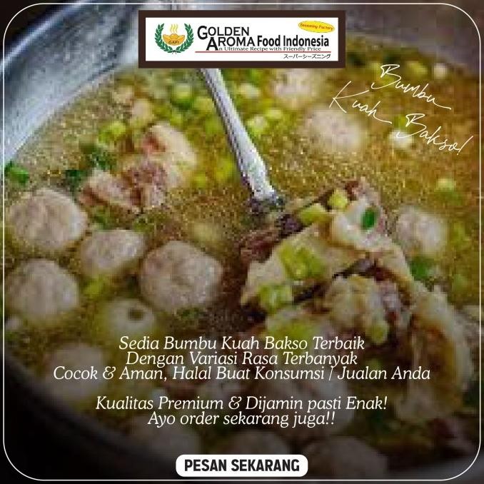 

New Bumbu Kuah Bakso & Pentol Instan 1Kg Rasa Sop Baso Spesial Kiloan 1 Kg