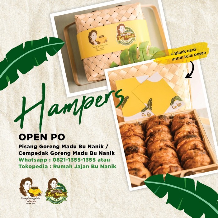 

Hampers Reguler Pisang Goreng Madu Bu Nanik