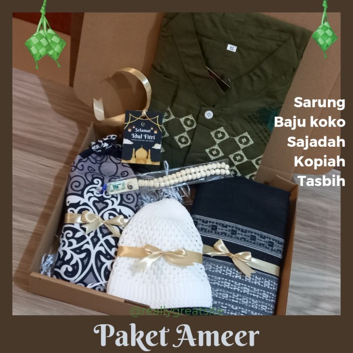 

Hampers Koko Dan Sarung Lengkap Hampers Lebaran Thr/Paket Premium