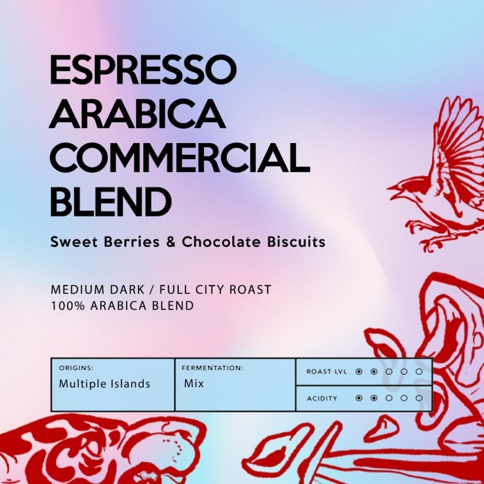 

1Kg Espresso Arabica Commercial Blend - 100% Biji Kopi Es Kopi Susu Arabica Ekonomis Freshly Roasted