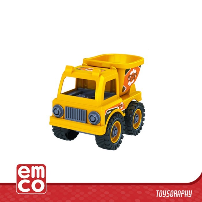 Mighty Machines Buildables Dump Truck Build Combine Brix Emco