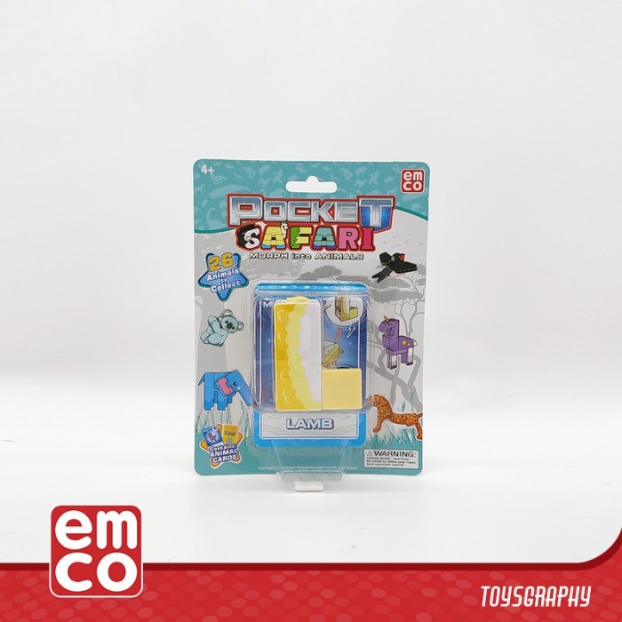 Emco Pocket Safari Lamb Letter L Morphers Transformers Robot Animal