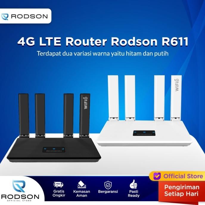Promo Rodson R611 4G Lte Cpe Router Wifi6 Unlock Semua Operator
