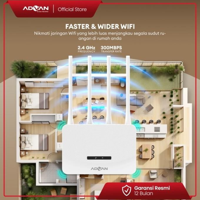 Murah Advan Cpe V1 4G Lte Modem + Wifi + Router - Unlock All Operator