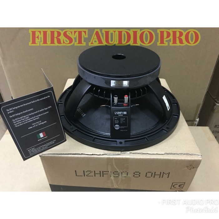 Speaker Komponen Rcf L12Hf190 / L12 Hf190 / L 12Hf190 12 Inch Grade A