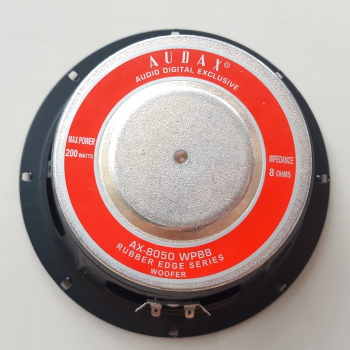 Speaker 8 Inch Woofer Audax 200 Watt Original Asli 8 In 8" 8In Audax