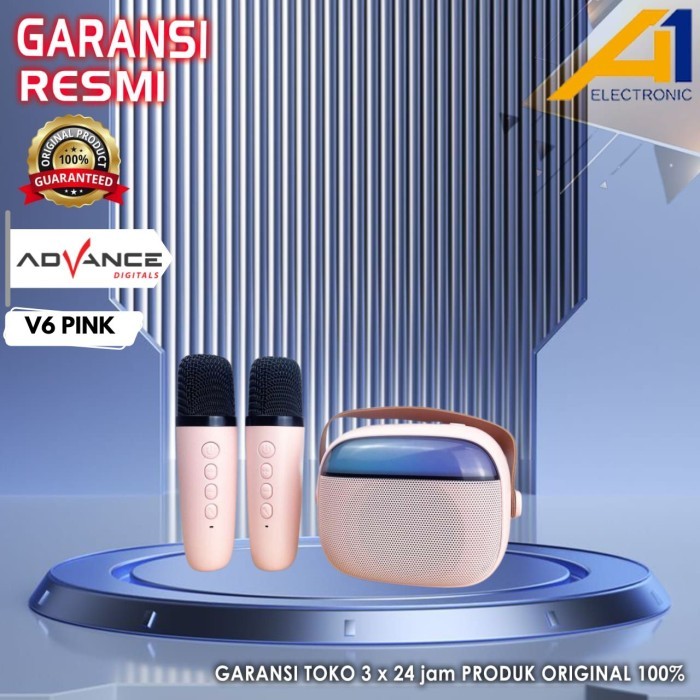 Speaker Bluetooth Advance V6 / V-6 Mini Portable Karaoke