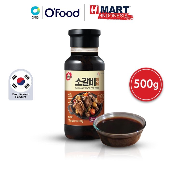 

Chung Jung One O'Food Bbq Galbi Sauce For Beef - Saus Marinasi Kalbi Bbq 500G