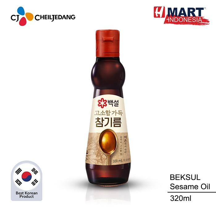 

Cj Beksul Sesame Oil - Minyak Wijen Dengan 100% Wijen Asli Korea 320Ml