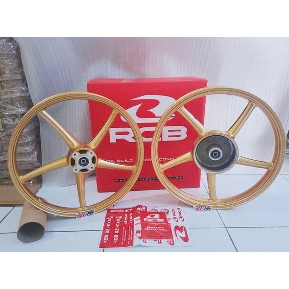 VELG VELK PELEG PELEK RCB RACINGBOY RACING BOY GOLD SP522 522 ORI RCB