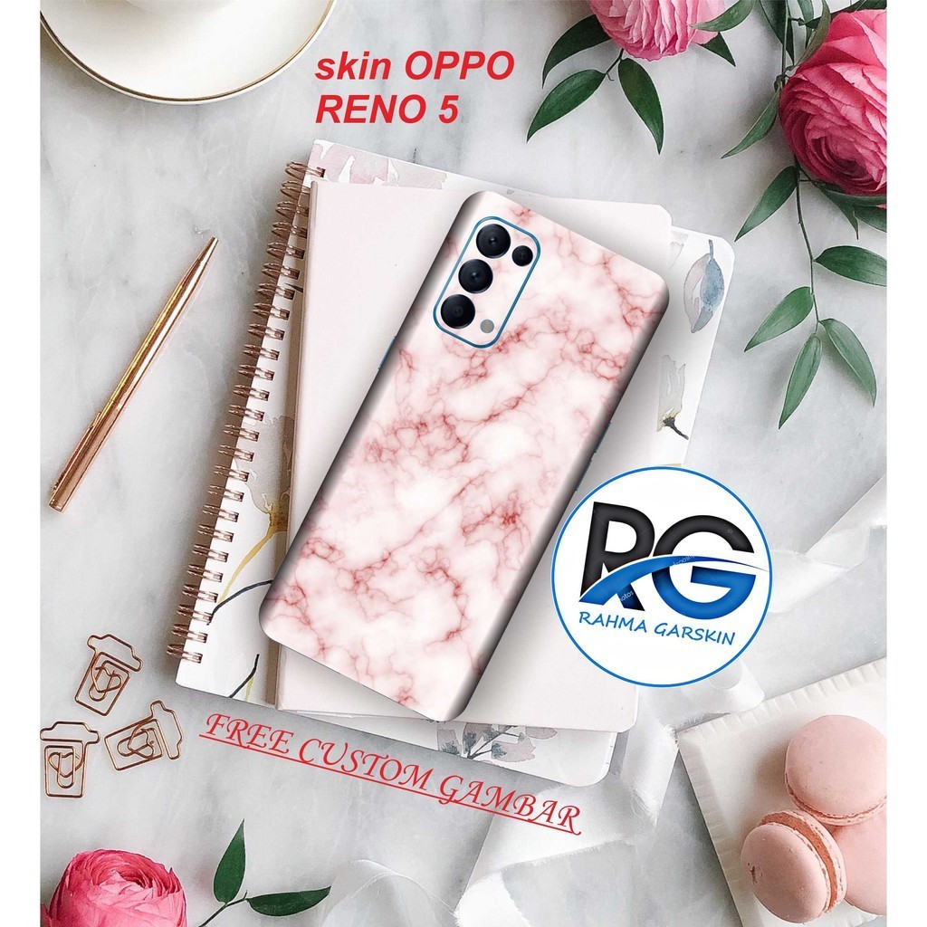 

Terlaris Oppo Reno Garskin Stiker Custom Case Laminasi Tebal COD