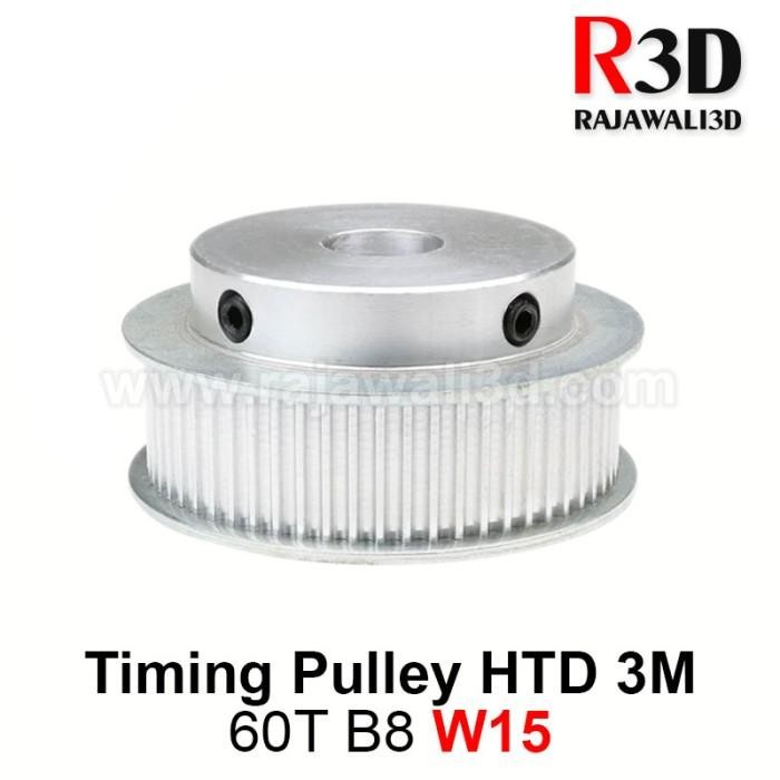 HTD3M Timing Pulley 60 Teeth Bore 8mm Belt 15mm