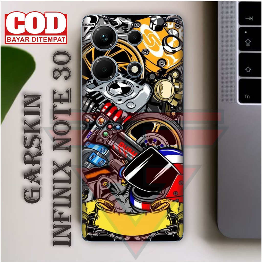 

Terlaris Infinix Note 30 Garskin Stiker Custom Case Laminasi Tebal COD