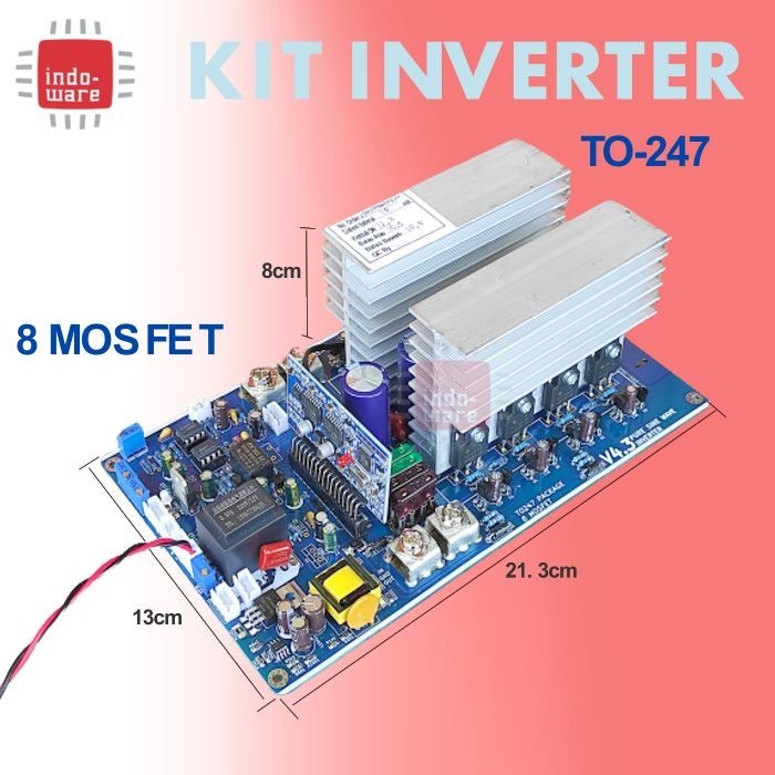 EGS002 Inverter DC To AC 220v 1000w PSW 8 MOSFET HY4008