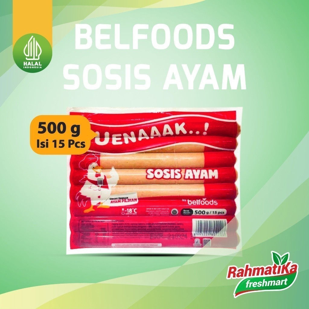 

Belfoods Uenak Sosis Ayam 500 gr