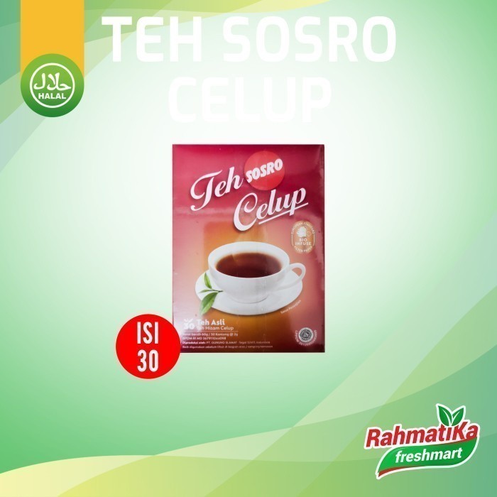 

Teh Sosro Celup Isi 30 / 60 gram