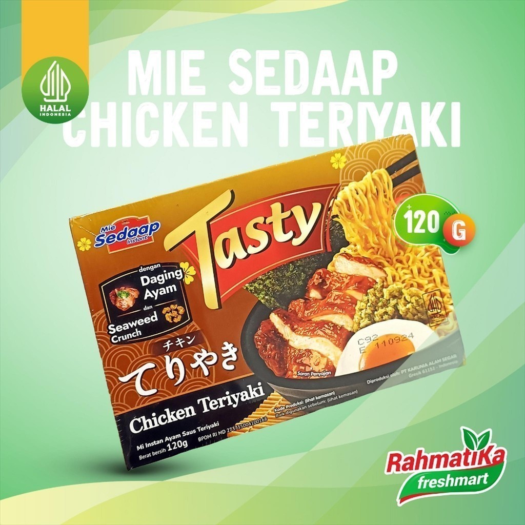 

Mie Sedaap Tasty Chicken Teriyaki 120 gram