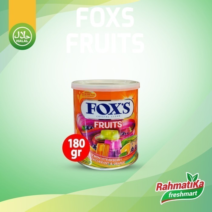 

Permen Foxs Fruits 180 gram