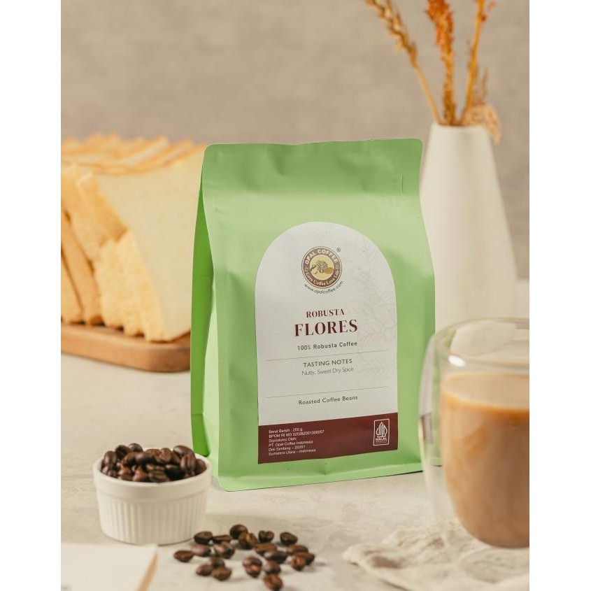

Opal Coffee - Flores Robusta Roasted Beans 250G