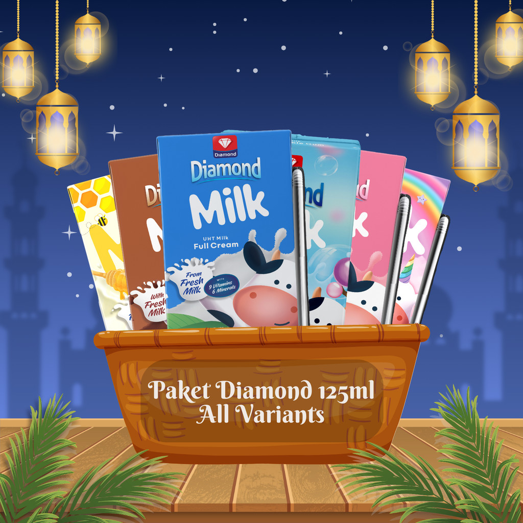 

Diamond Milk Susu UHT 125ml All Variants
