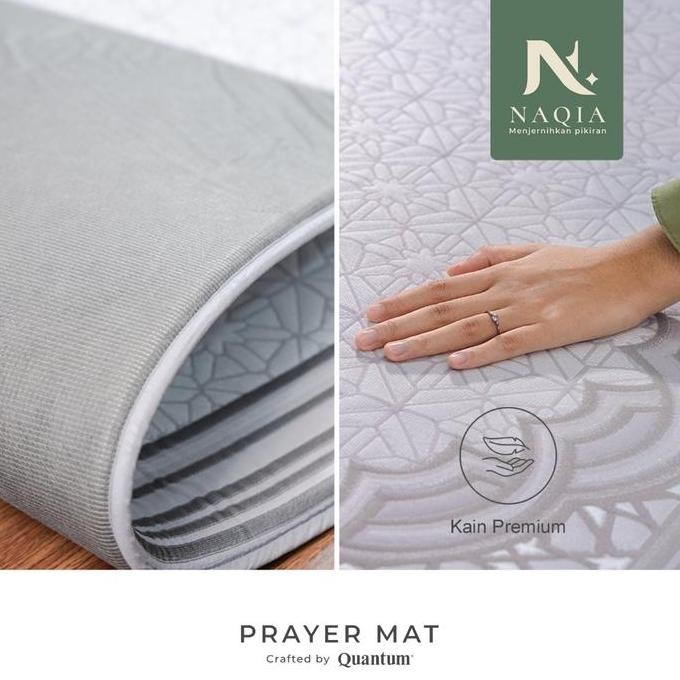 Naqia Prayer Mat by Quantum / Sajadah Premium / Tebal & Empuk KOKO