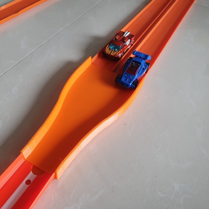HOT WHEELS TRACK JALUR MENYEMPIT MERGE TRACK BY TRIX TRAX