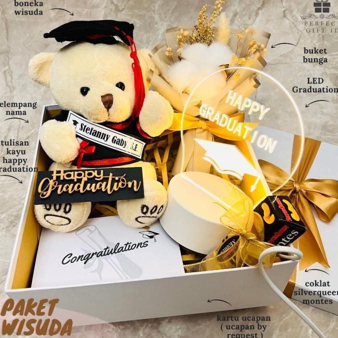 

HADIAH WISUDA / KADO WISUDA / HAMPERS WISUDA / HAMPERS GRADUATION DEL