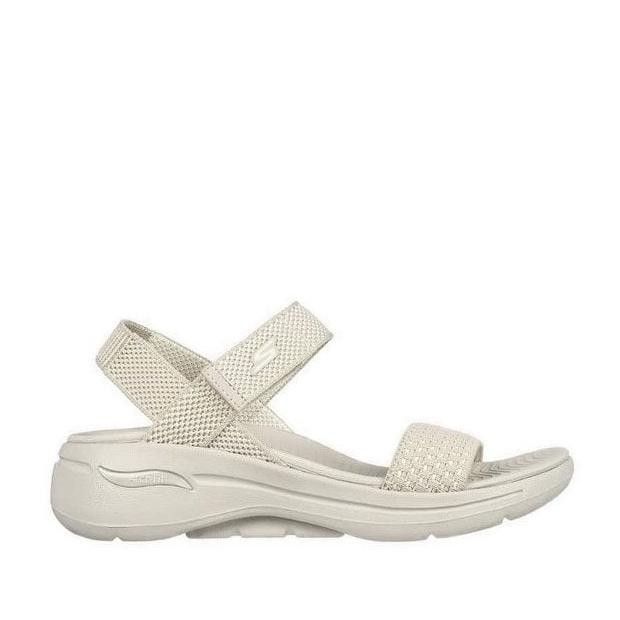 Skechers Sepatu sandal Wanita go Walk Arch FitSandal - Natural Ori HAR