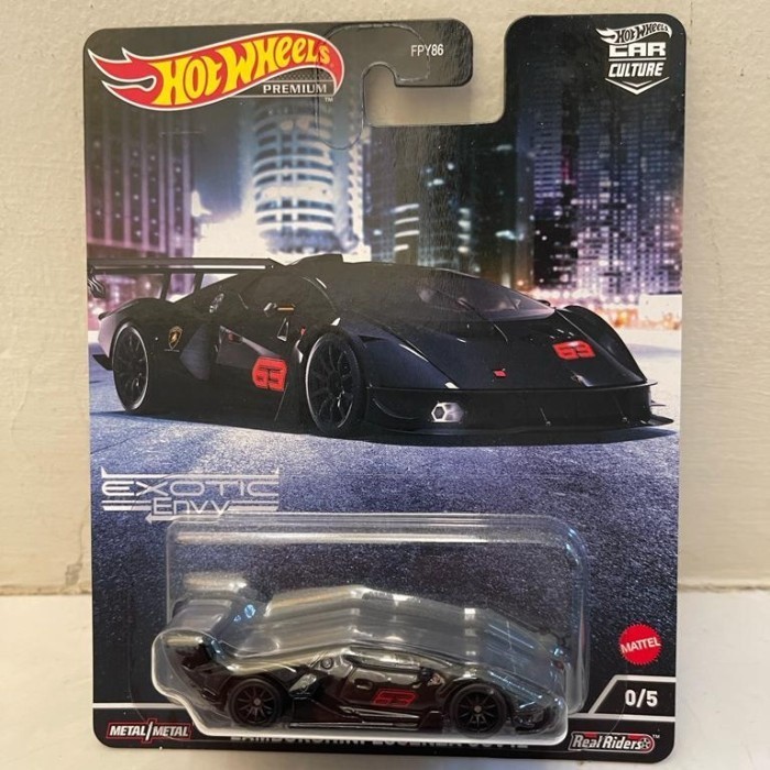 NEW HOT WHEELS PREMIUM CAR CULTURE LAMBORGHINI ESSENZA CHASE HOTWHEELS