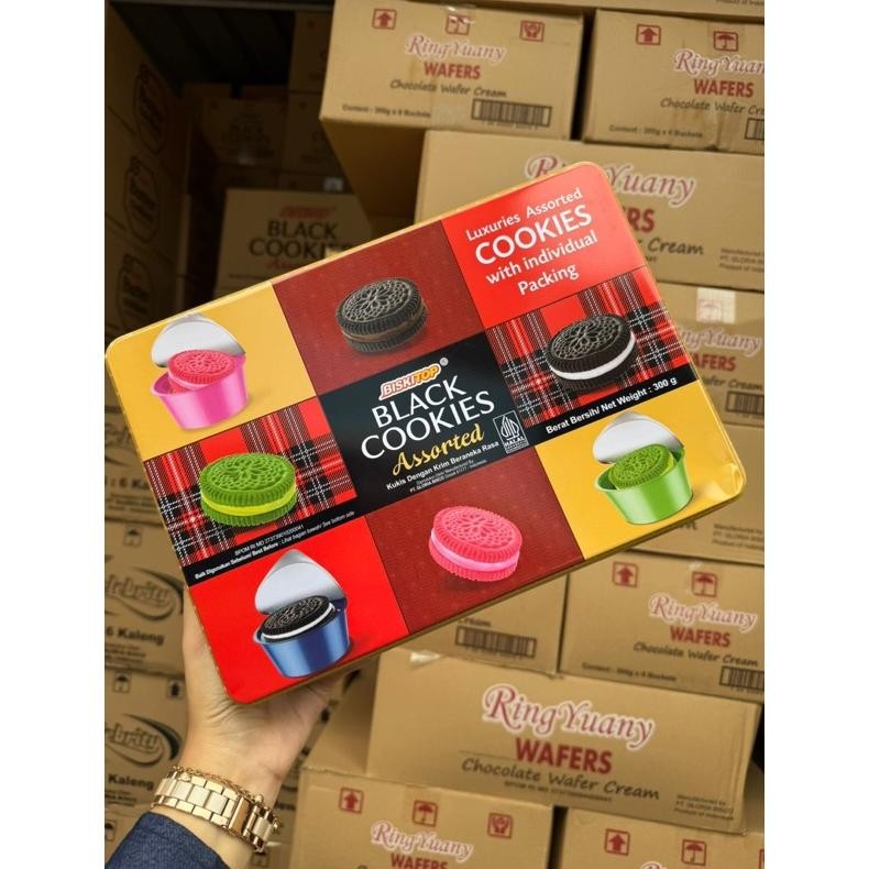 

COD Biskitop Denex Black Cokies Butter Cokies Premium Package Hampers Kue Lebaran ta-68