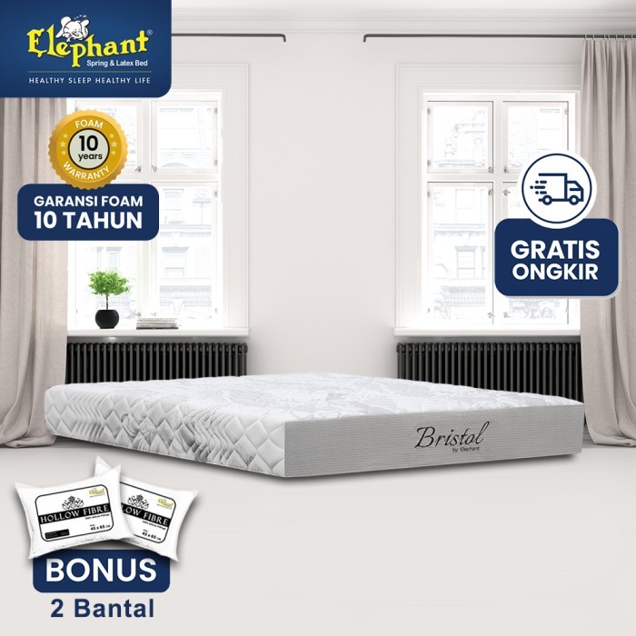 [CUSTOM BED] Elephant Springbed Kasur Bristol Tanpa Per / Matras Only