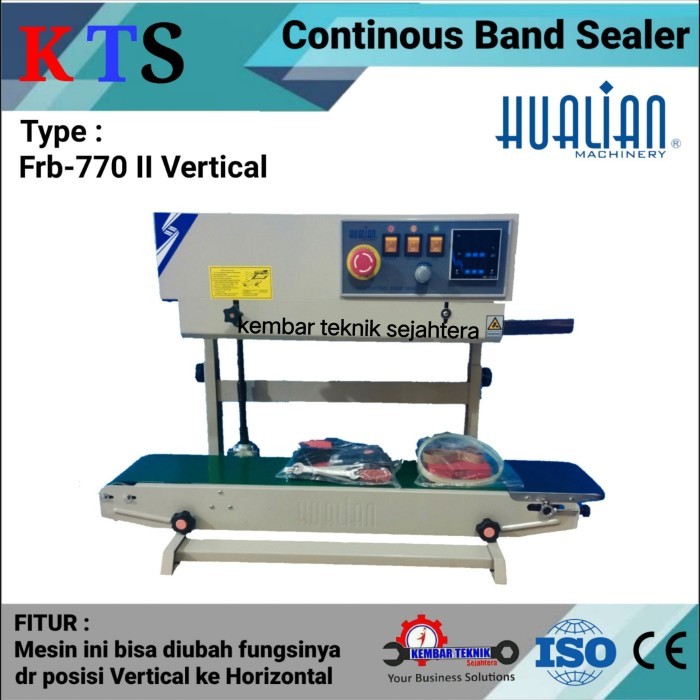 MESIN SEALER PLASTIK/BAND SEALER FRB-770 II VERTICAL HUALIAN