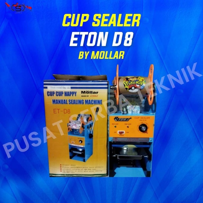 MESIN CUP SEALER / CUP SEALER MANUAL / ALAT PRES GELAS PLASTIK ETON D8