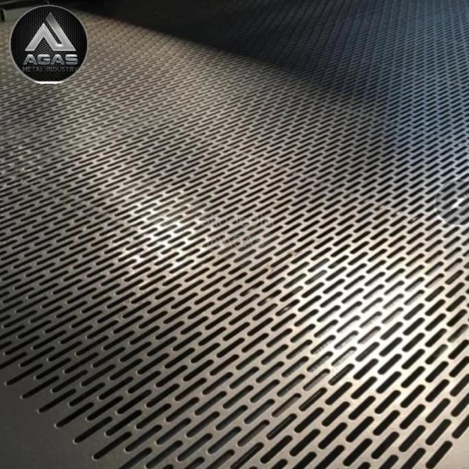 Plat Lubang Perforated Kapsul 5x30mm besi