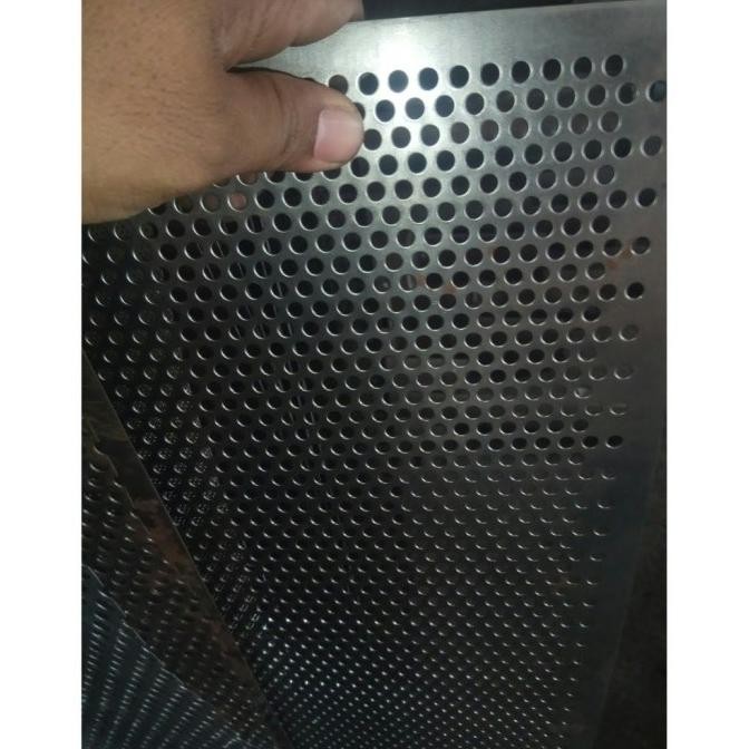 Plat Lubang Besi Bolong Perforated 5mm Ukuran 100cm x 150cm