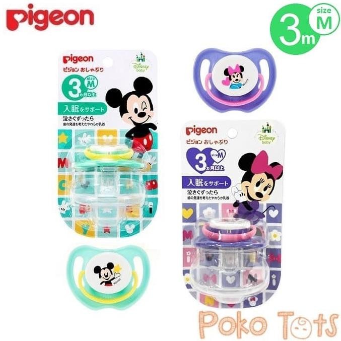 

Ready Pigeon Pacifier M 3m+ Import Soother Mickey dan Minnie