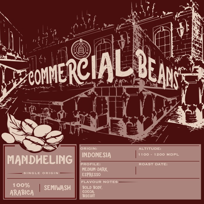 

Biji Kopi 100% Full Arabica Mandheling Roasted Commercial - Best Price