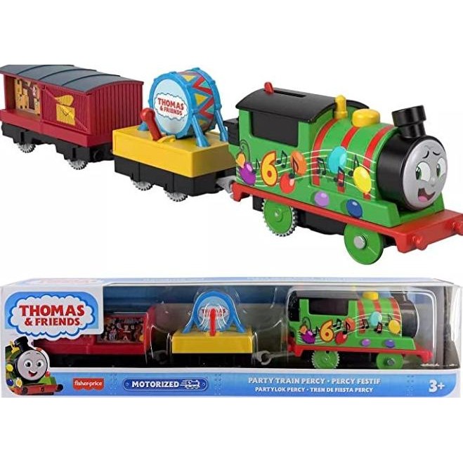 Thomas All Engine Go Motorized - Party Train Percy