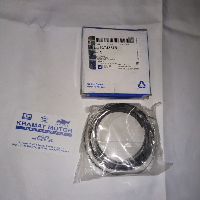 ring seher / ring piston captiva diesel NFL ORI GM 93743375