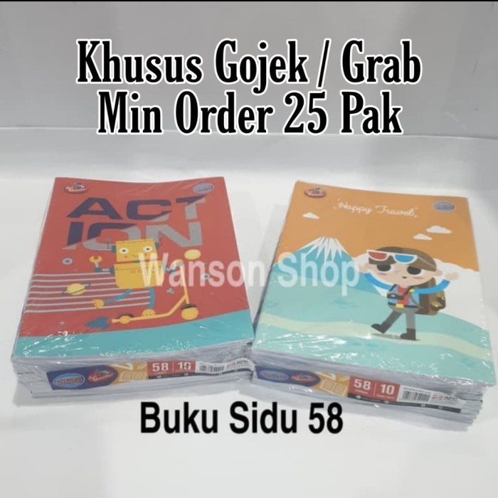 

HEMAT BUKU TULIS SIDU 58 GROSIR KHUSUS GOJEK/GRAB KODE 8