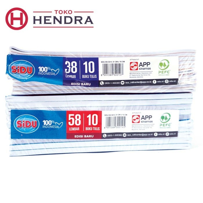 

CUCI GUDANG BUKU TULIS SIDU 58 LEMBAR 1 PACK 10 PCS KODE 1200