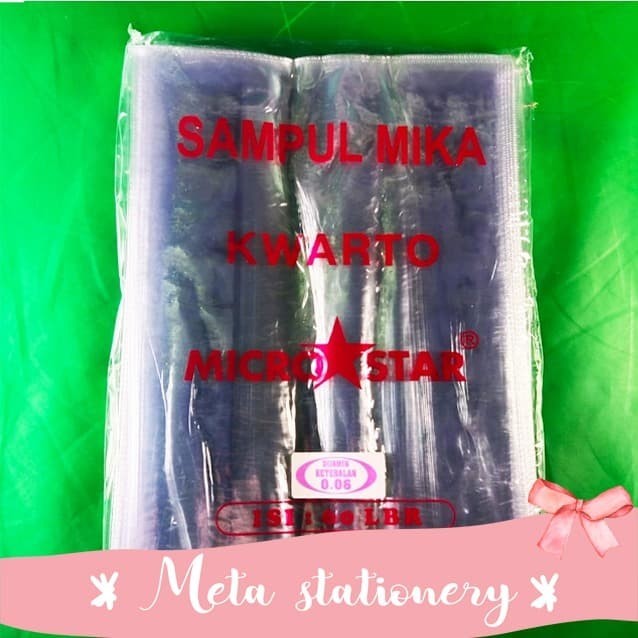 

DISKON SAMPUL BUKU KWARTO / QWARTO MICRO STAR (60PC) KODE 1370