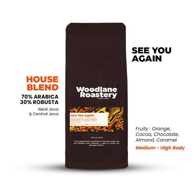 

Kopi Espresso 70% Arabika 30% Robusta See You Again 500 Gram